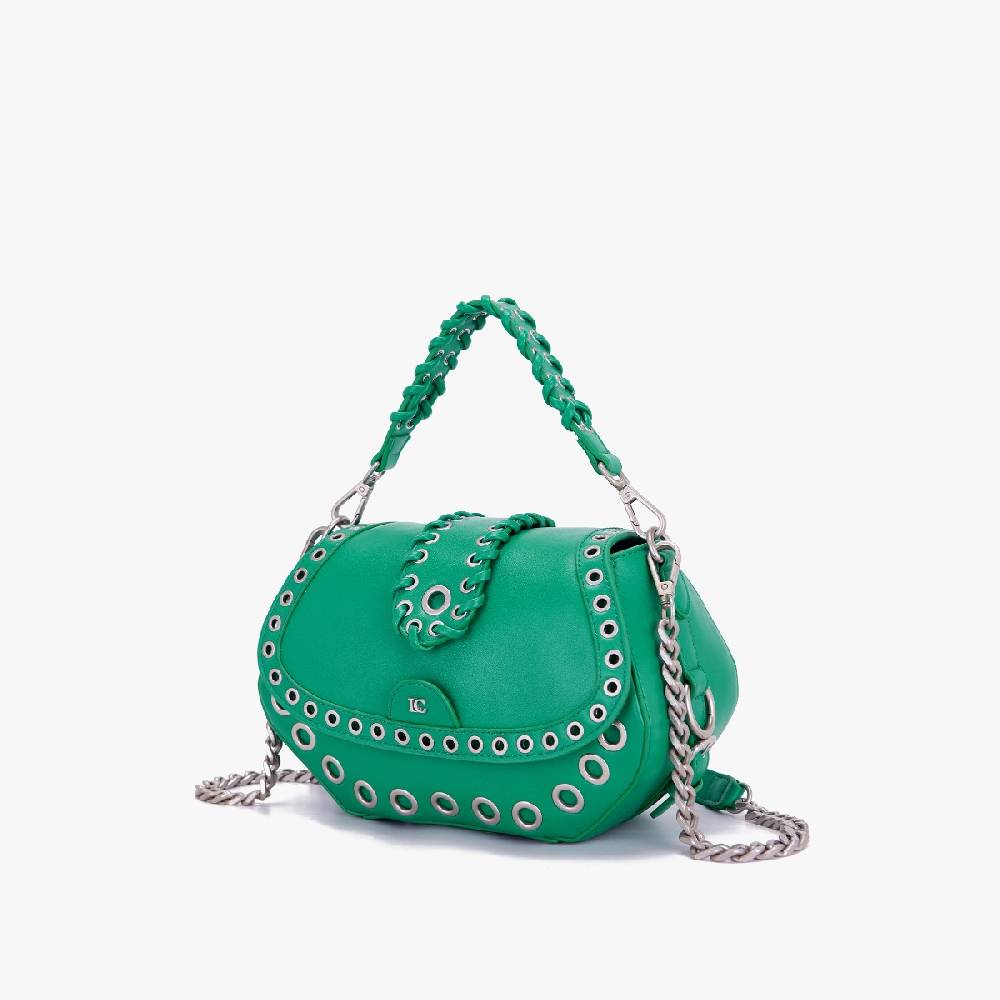 La Carrie BORSA A MANO ROCK DARK GREEN