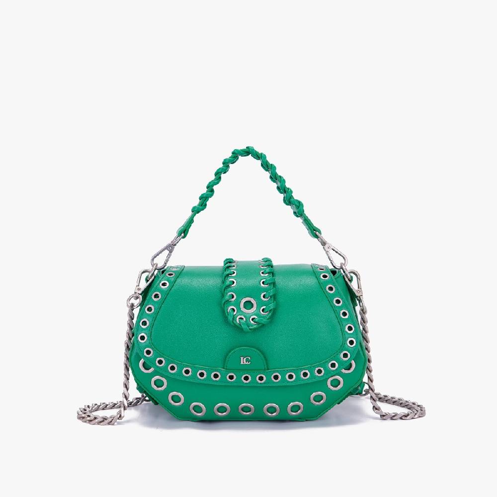 La Carrie BORSA A MANO ROCK DARK GREEN