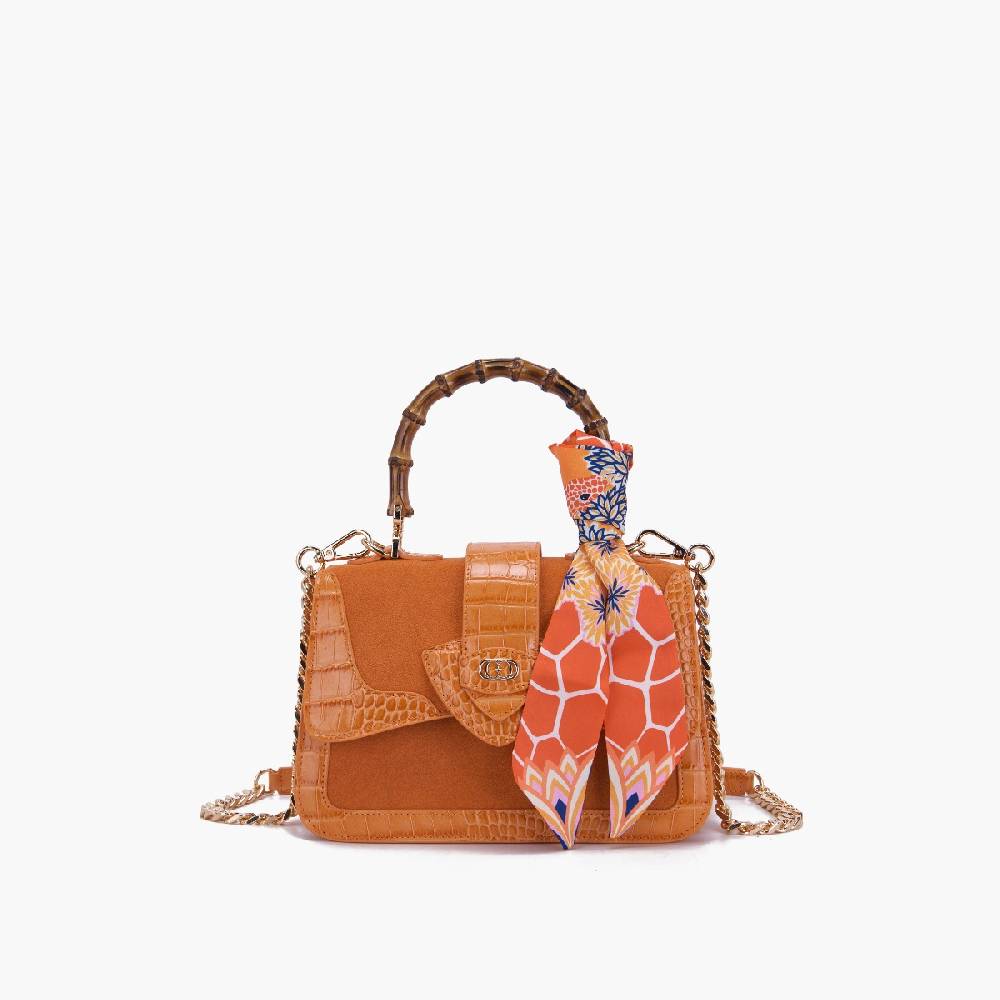 La Carrie BORSA A MANO TEMPEST ARANCIONE