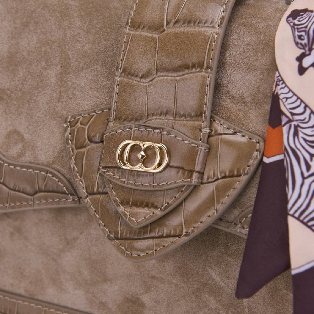 La Carrie BORSA A MANO TEMPEST TAUPE