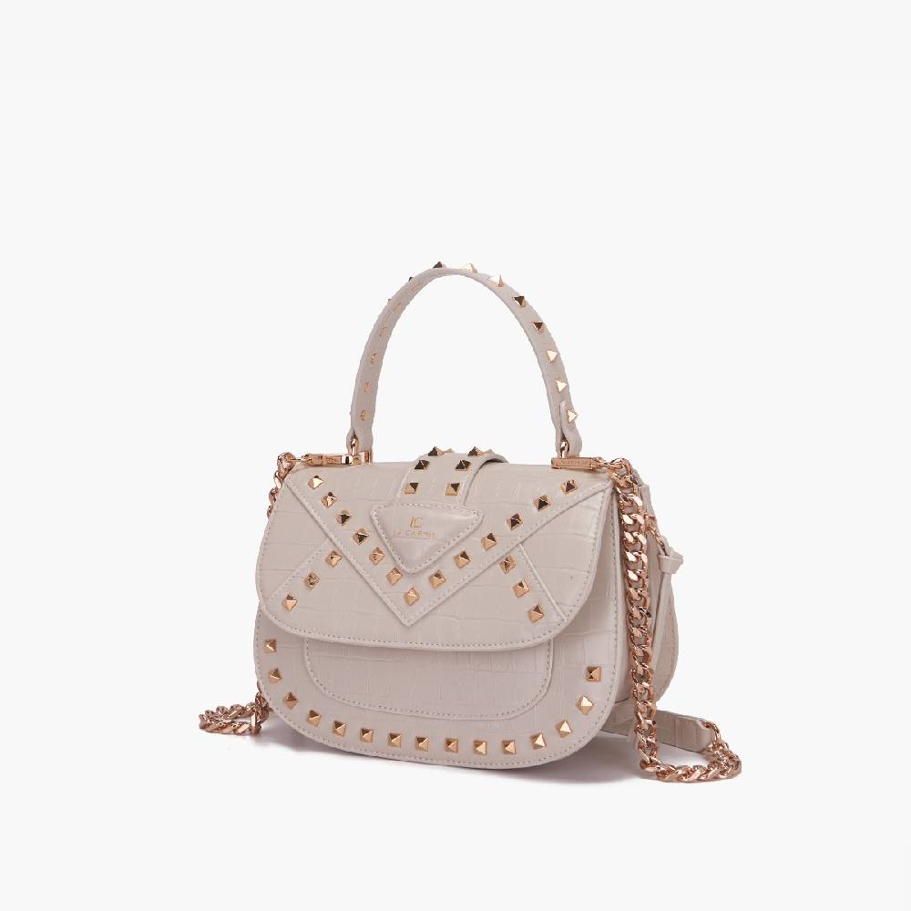 La Carrie BORSA A MANO THUNDER IVORY