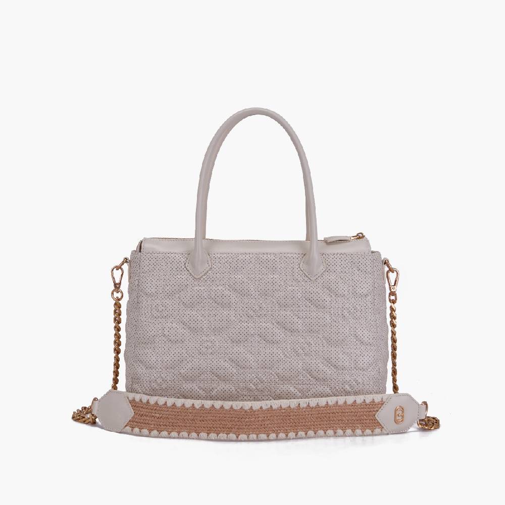 La Carrie BORSA A MANO TOUCHY IVORY