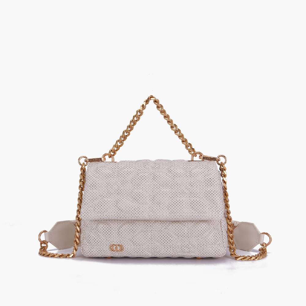 La Carrie BORSA A MANO TOUCHY IVORY