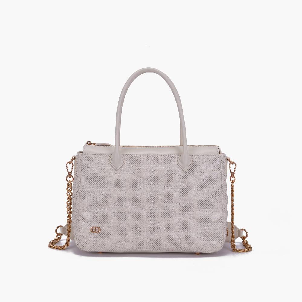 La Carrie BORSA A MANO TOUCHY IVORY