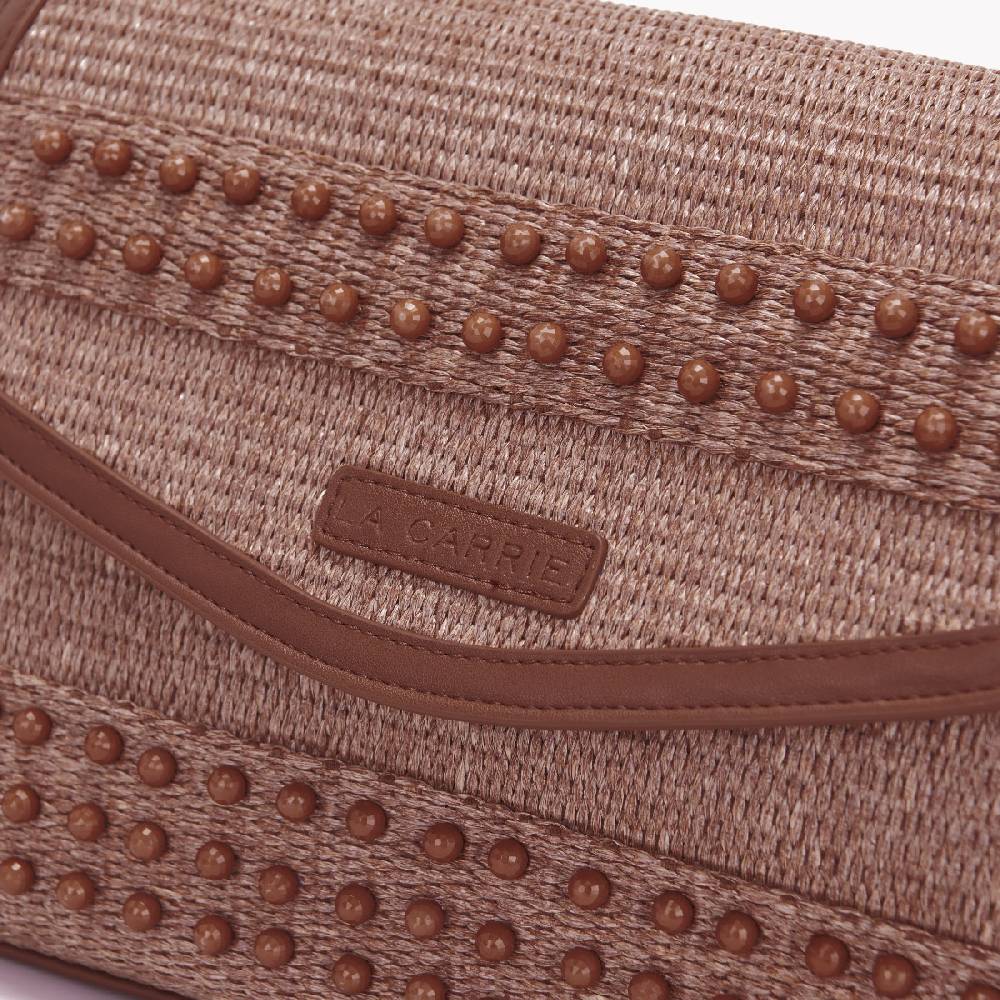 La Carrie BORSA A SPALLA MALIBU CUOIO