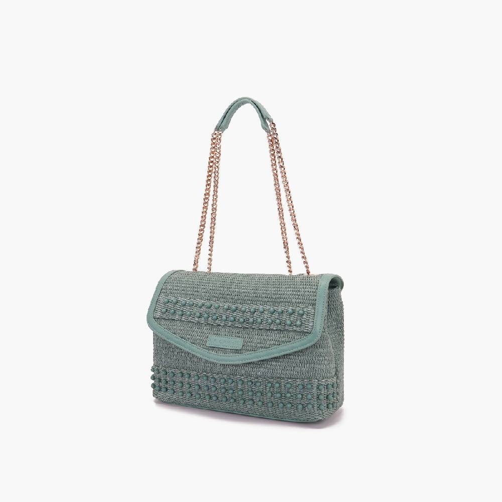 La Carrie BORSA A SPALLA MALIBU GREEN