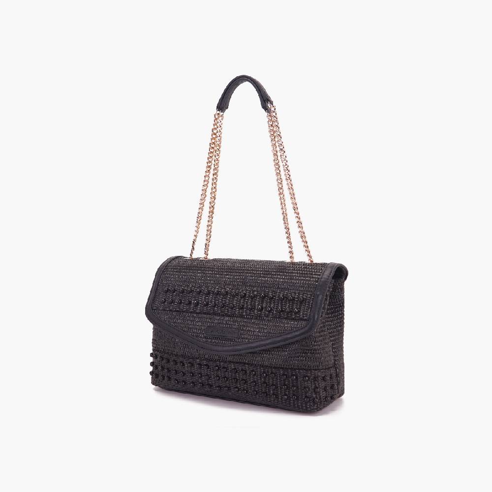 La Carrie BORSA A SPALLA MALIBU NERA