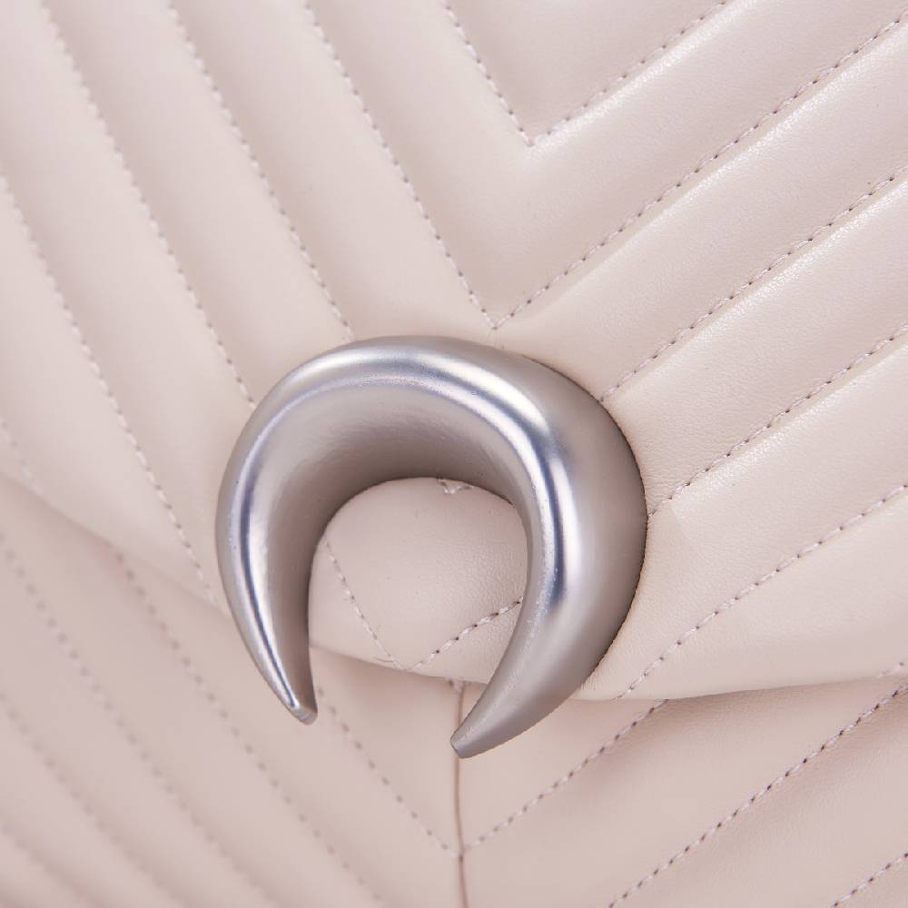 La Carrie BORSA A SPALLA MOONLIGHT IVORY