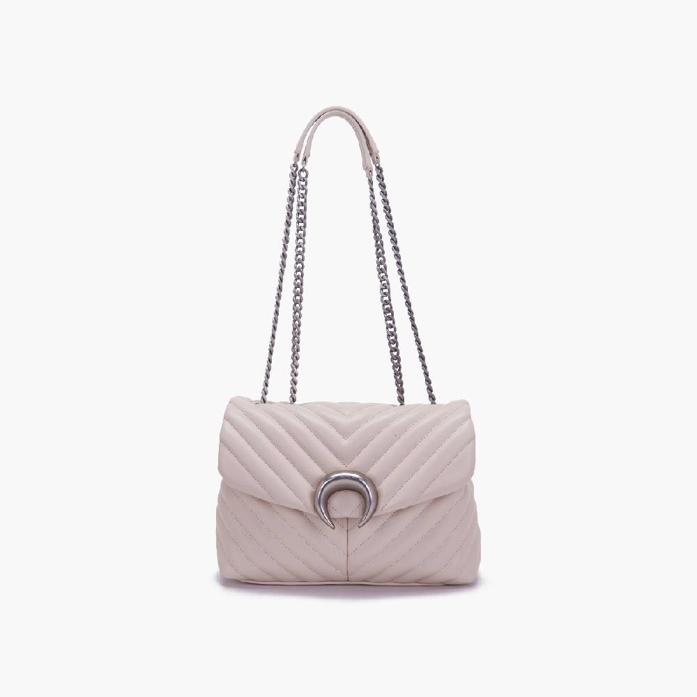 La Carrie BORSA A SPALLA MOONLIGHT IVORY