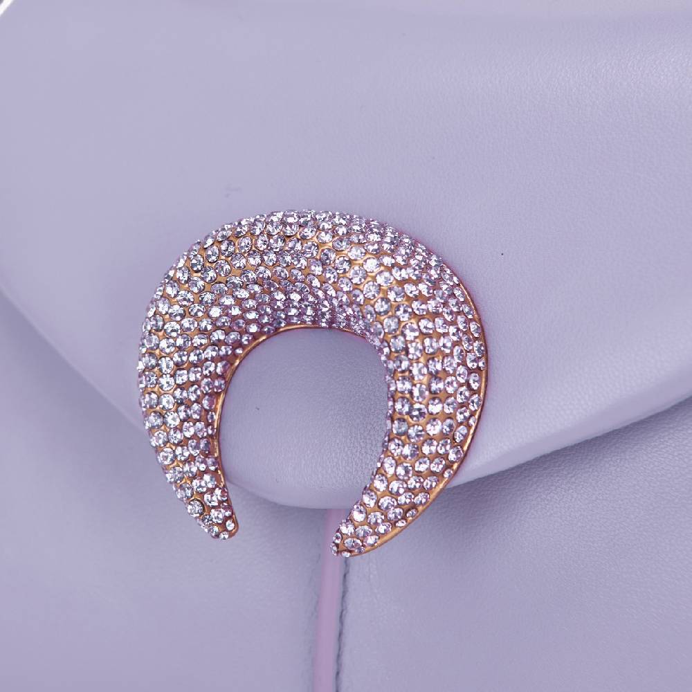 La Carrie BORSA A SPALLA MOONLIGHT LILLA