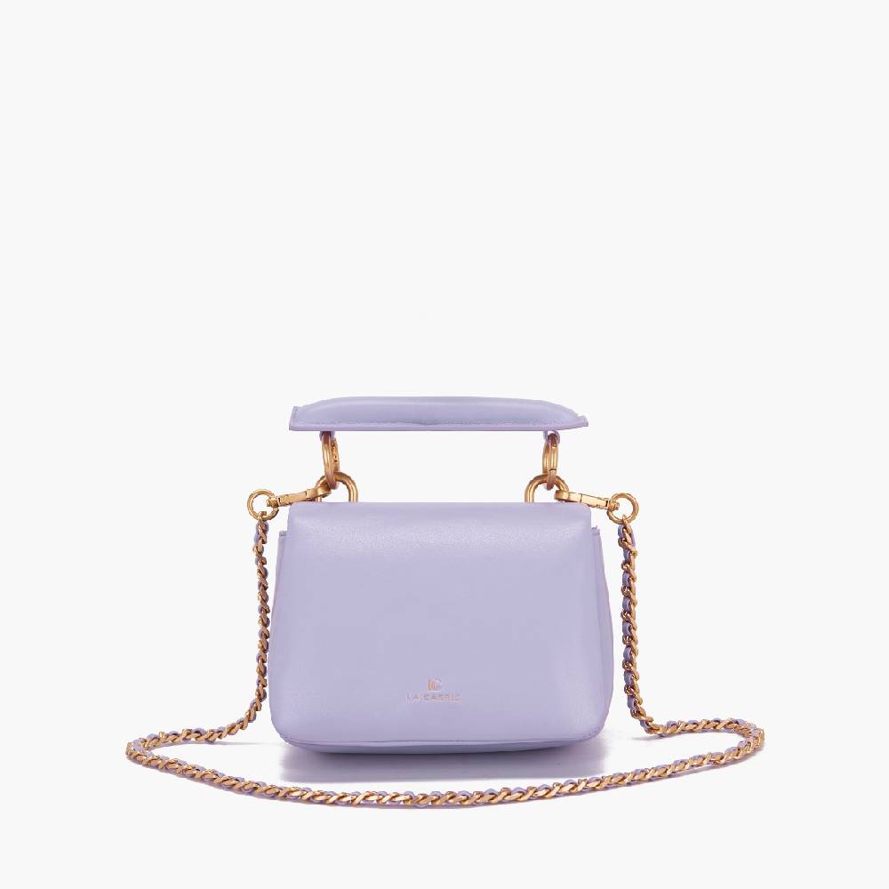 La Carrie BORSA A SPALLA MOONLIGHT LILLA