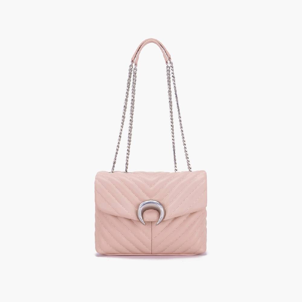 La Carrie BORSA A SPALLA MOONLIGHT PINK