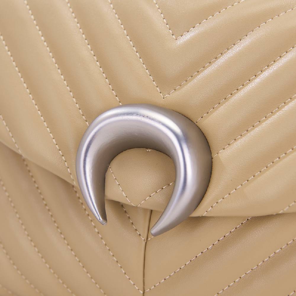 La Carrie BORSA A SPALLA MOONLIGHT TAUPE