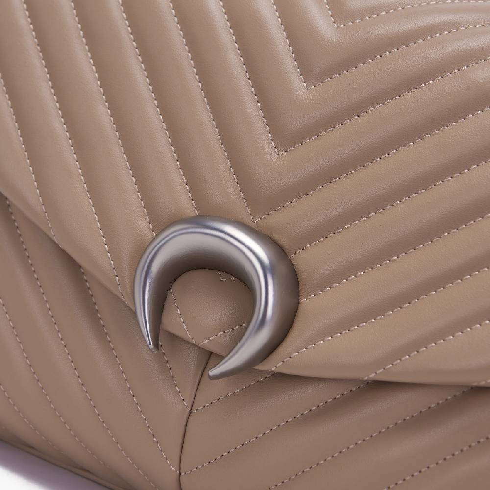 La Carrie BORSA A SPALLA MOONLIGHT TAUPE