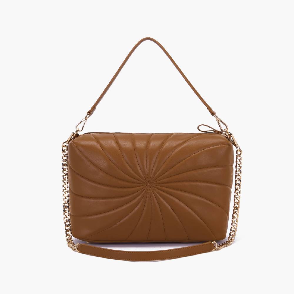 La Carrie BORSA A SPALLA OYSTER CUOIO