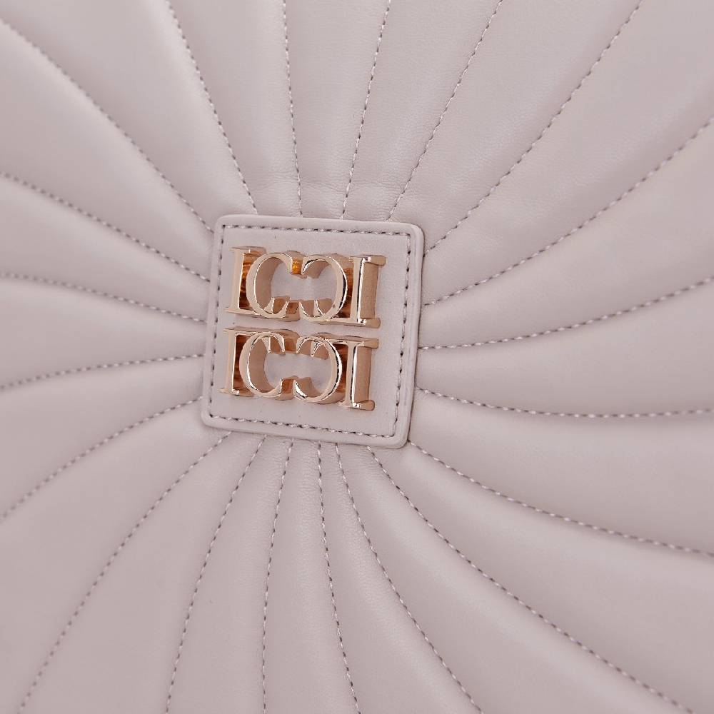 La Carrie BORSA A SPALLA OYSTER TAUPE