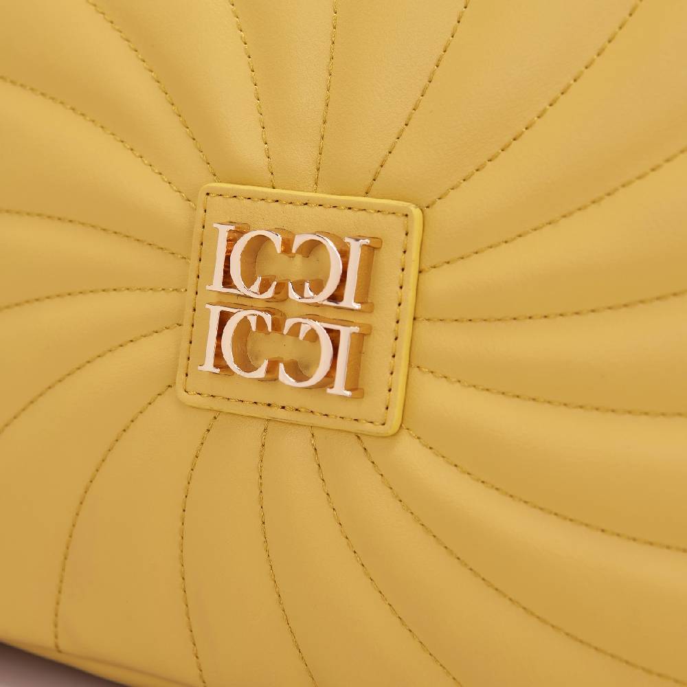 La Carrie BORSA A SPALLA OYSTER YELLOW