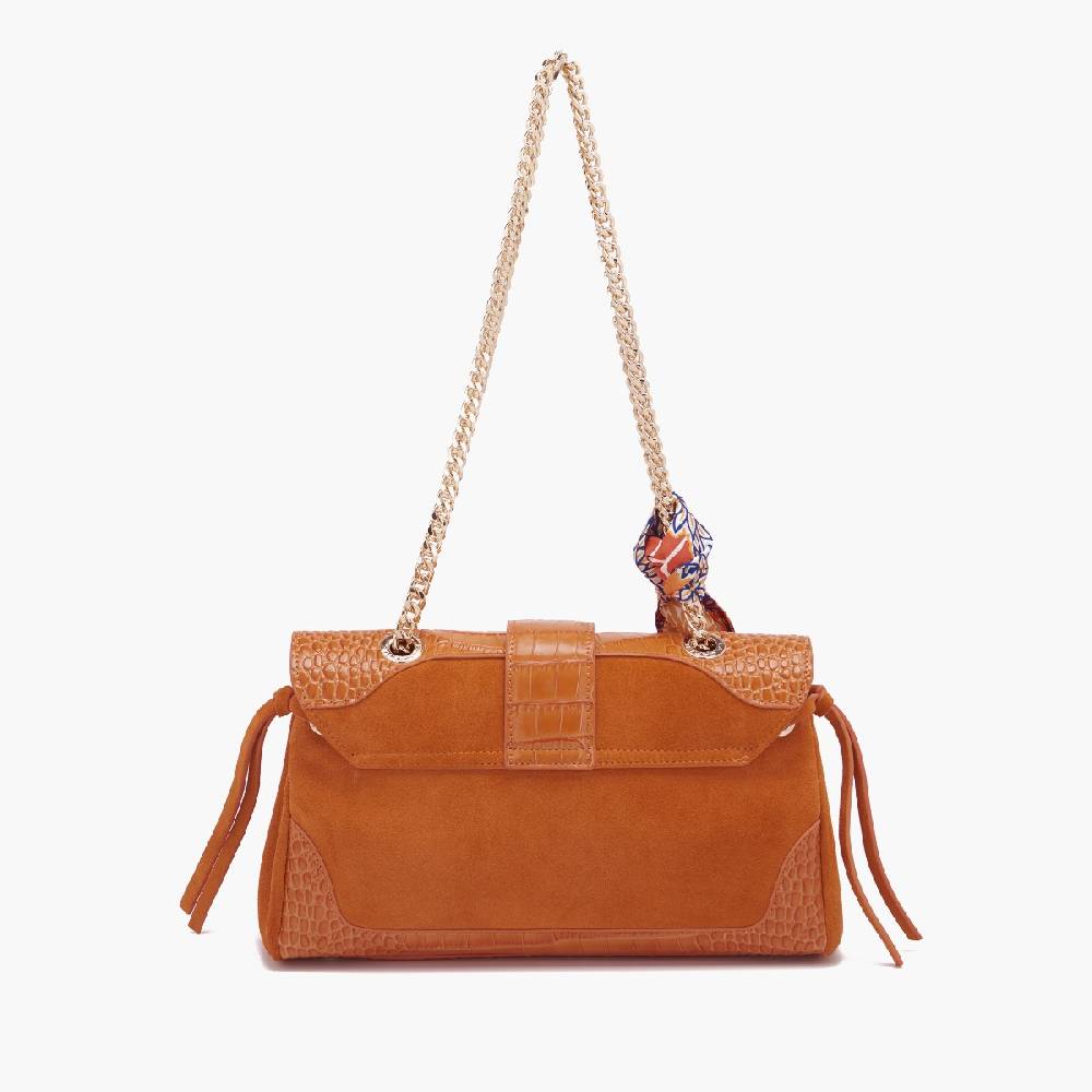 La Carrie BORSA A SPALLA TEMPEST ARANCIONE