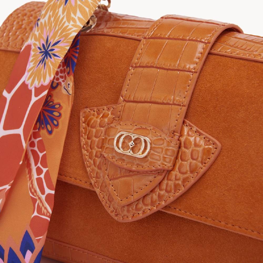 La Carrie BORSA A SPALLA TEMPEST ARANCIONE