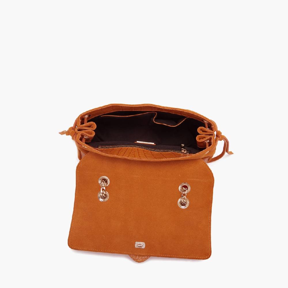 La Carrie BORSA A SPALLA TEMPEST ARANCIONE