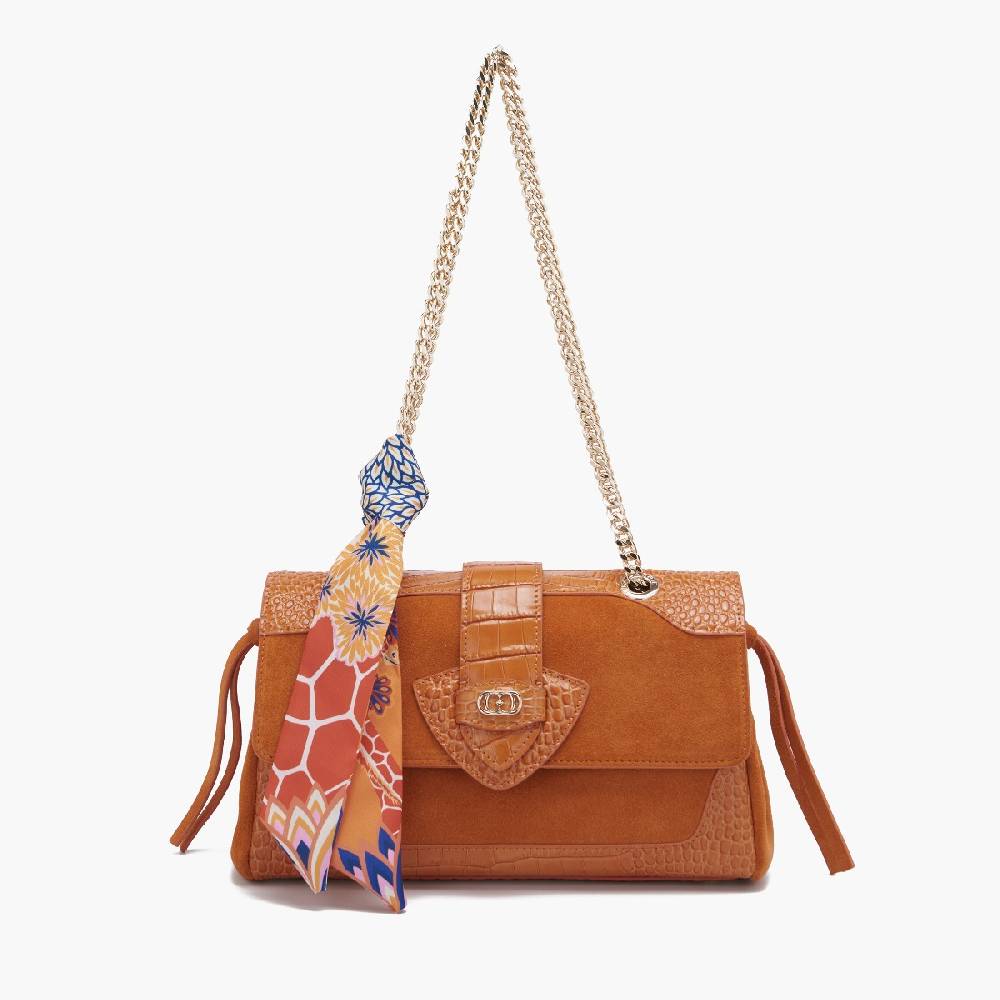 La Carrie BORSA A SPALLA TEMPEST ARANCIONE