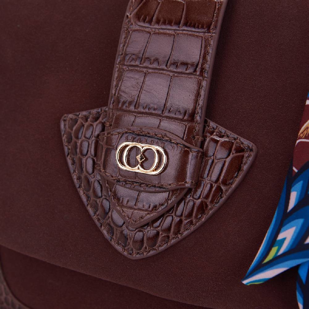 La Carrie BORSA A SPALLA TEMPEST BROWN