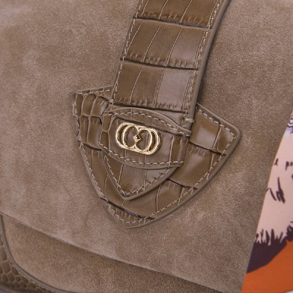 La Carrie BORSA A SPALLA TEMPEST TAUPE