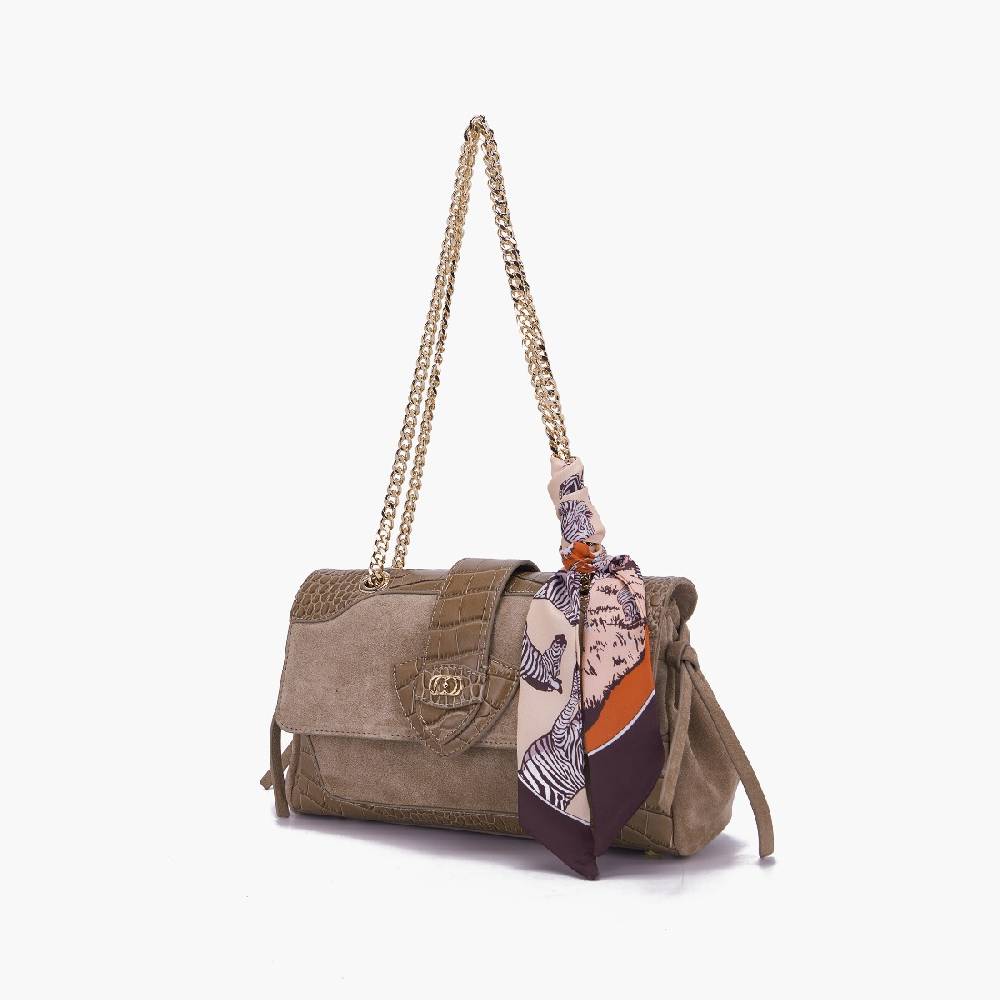 La Carrie BORSA A SPALLA TEMPEST TAUPE