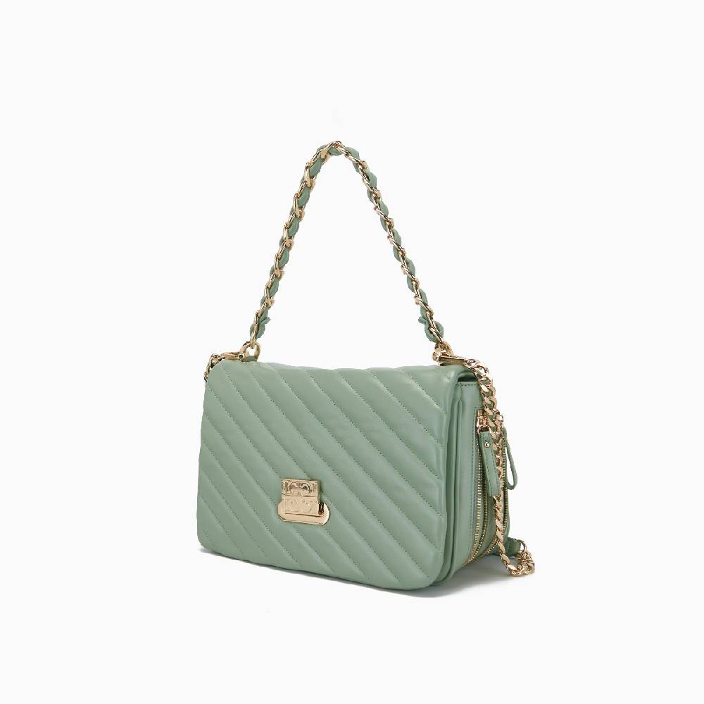 La Carrie BORSA A SPALLA TOUCHY SAGE