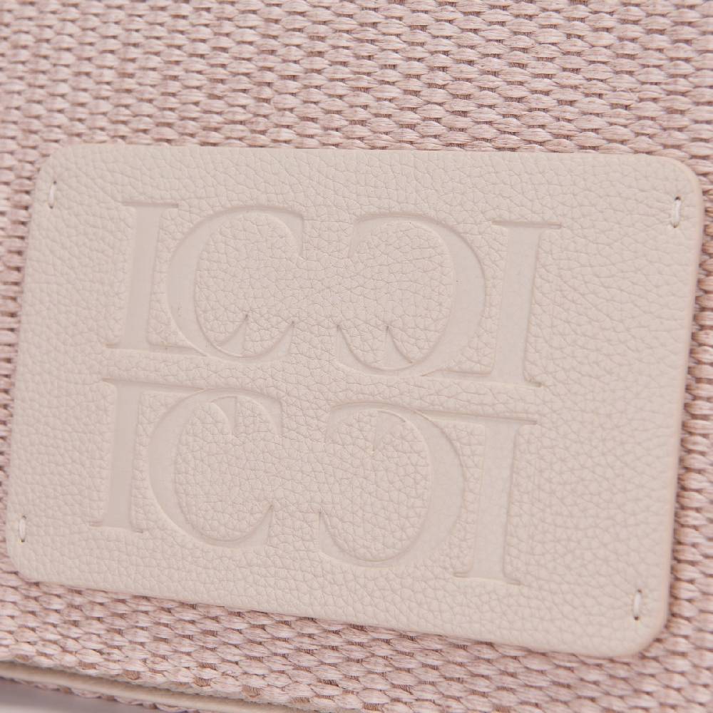 La Carrie BORSA SHOPPING CARPET RIDE IVORY