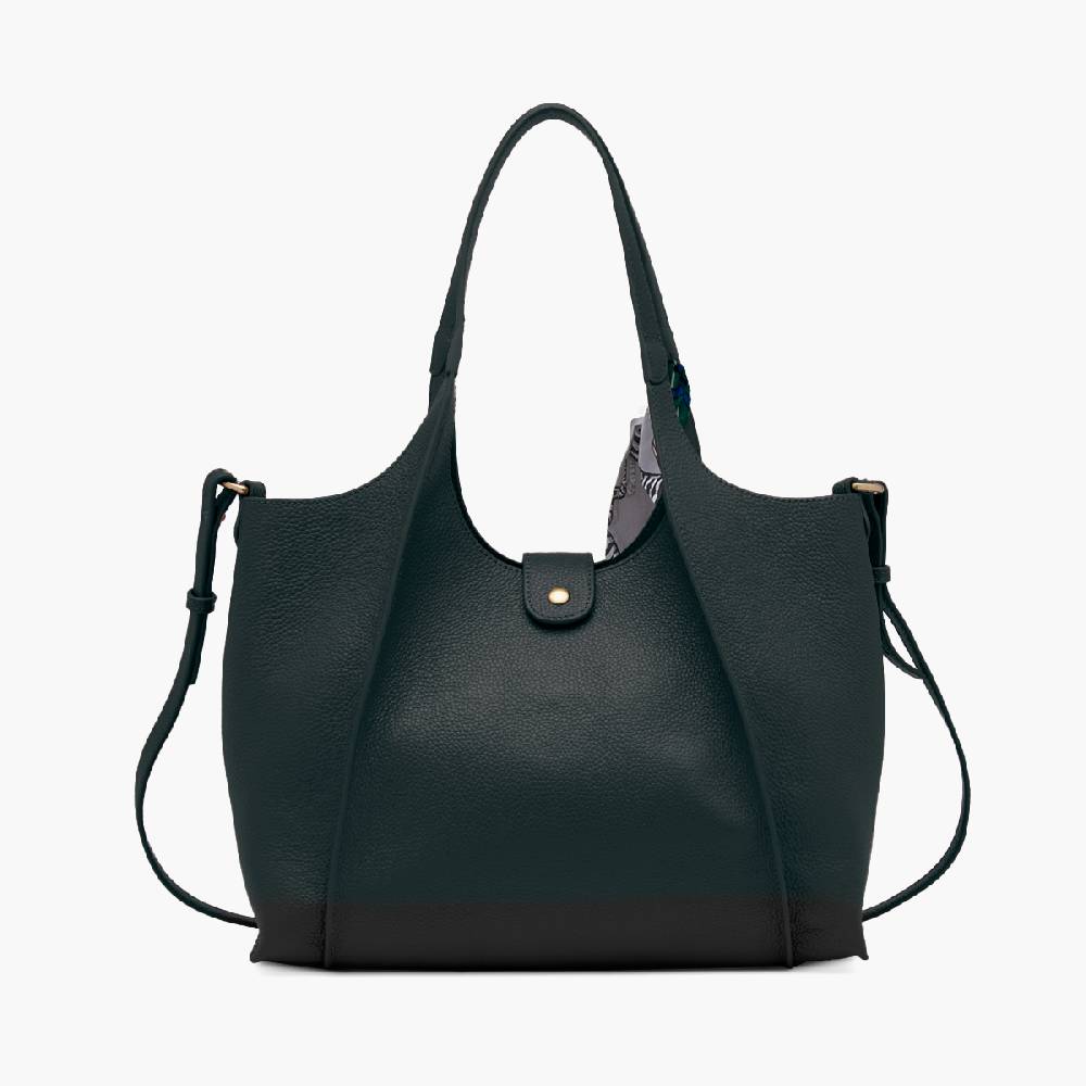 La Carrie BORSA SHOPPING DRILLED NERA