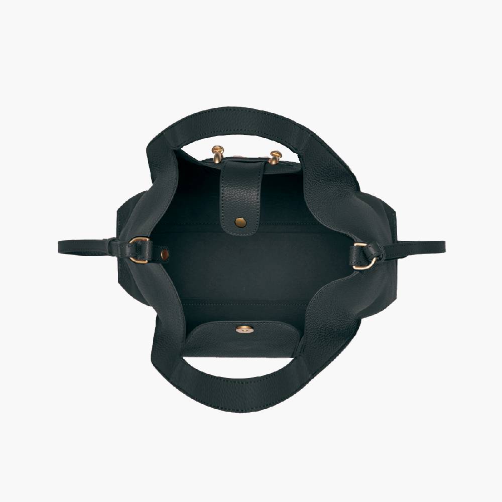 La Carrie BORSA SHOPPING DRILLED NERA