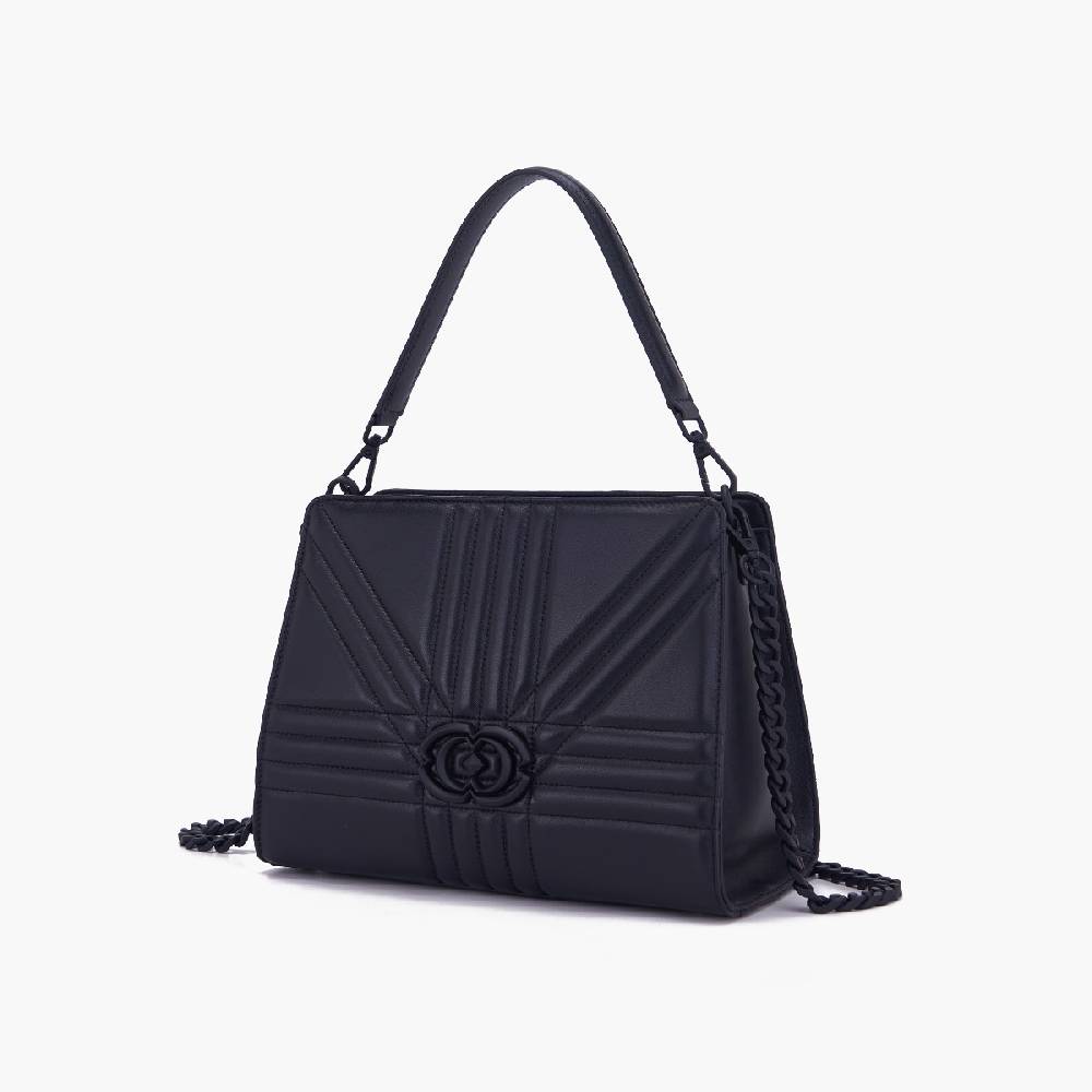 La Carrie BORSA SHOPPING GRATE NERA