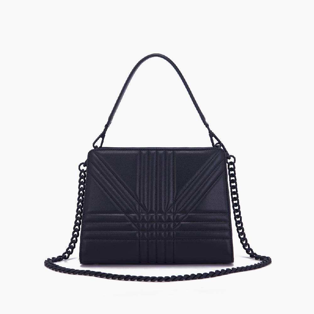 La Carrie BORSA SHOPPING GRATE NERA