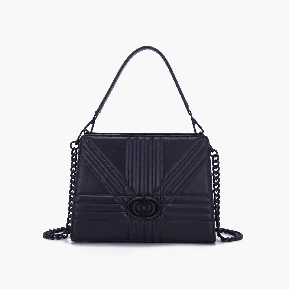 La Carrie BORSA SHOPPING GRATE NERA