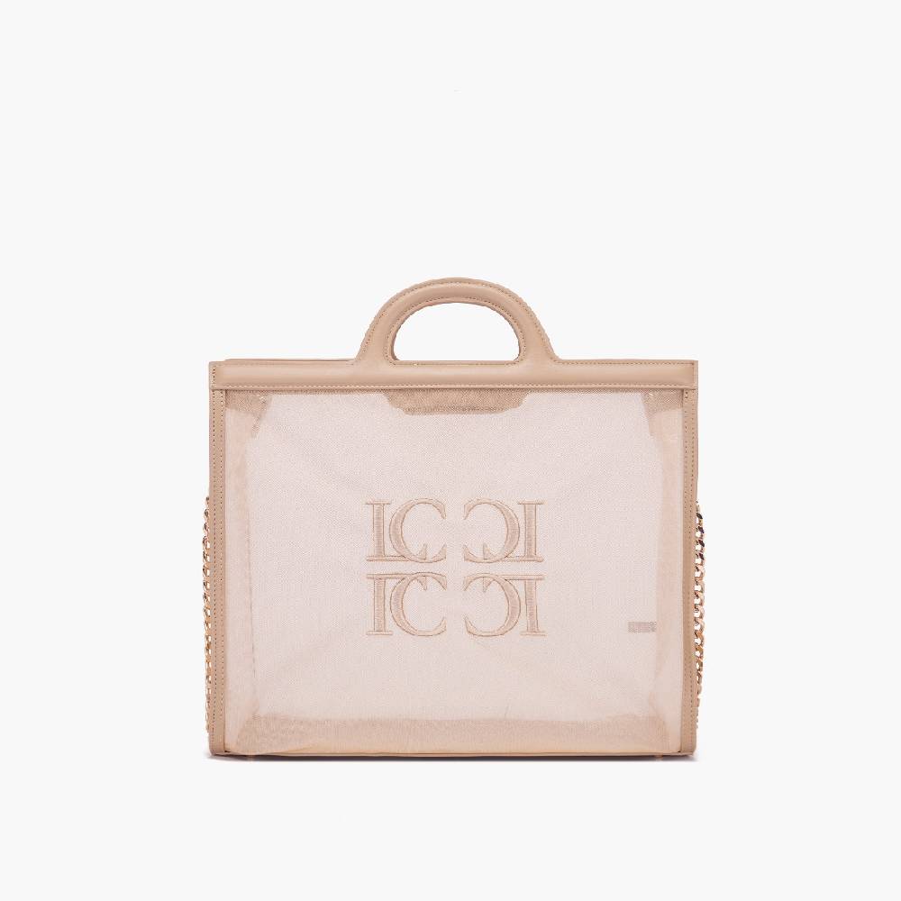 La Carrie BORSA SHOPPING MALIBU BEIGE