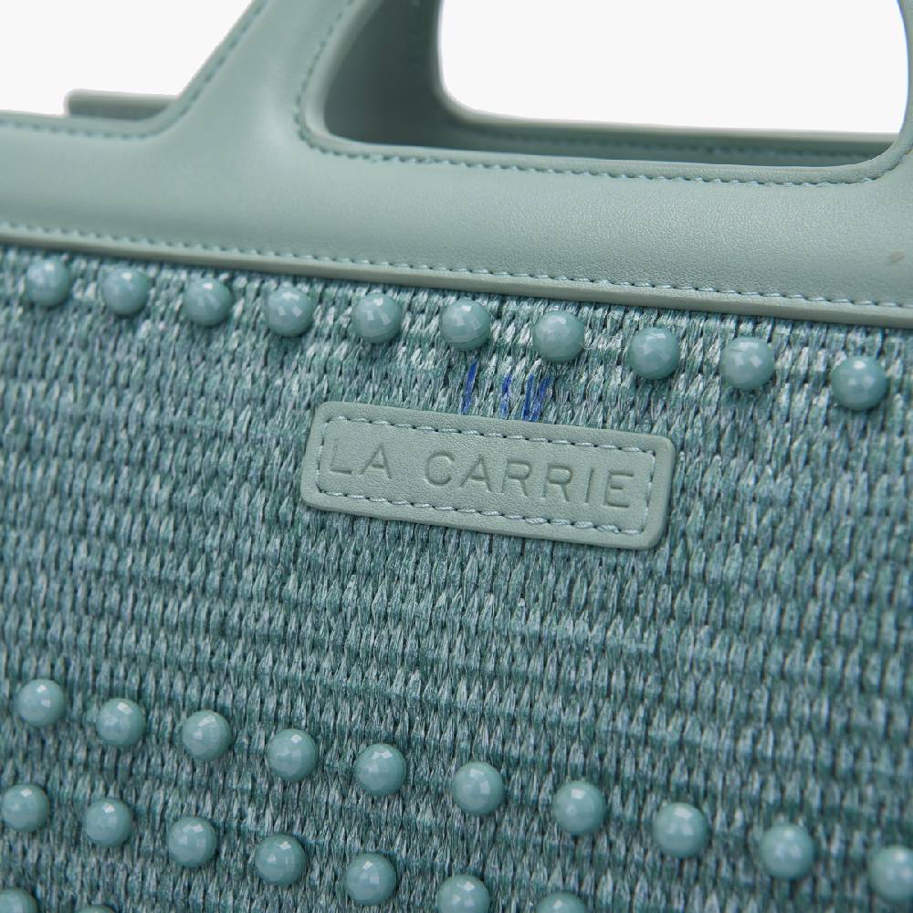 La Carrie BORSA SHOPPING MALIBU GREEN