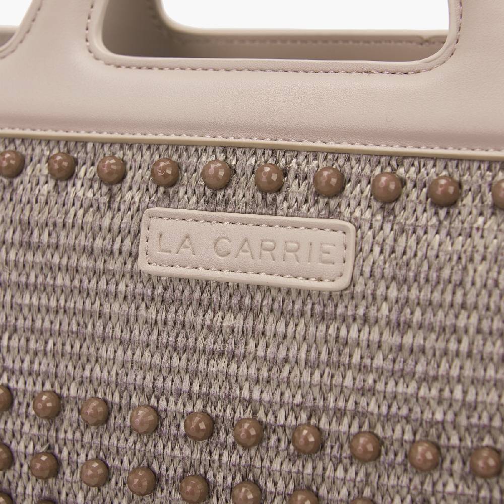 La Carrie BORSA SHOPPING MALIBU IVORY