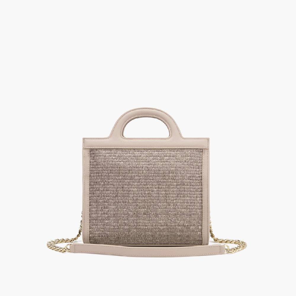 La Carrie BORSA SHOPPING MALIBU IVORY