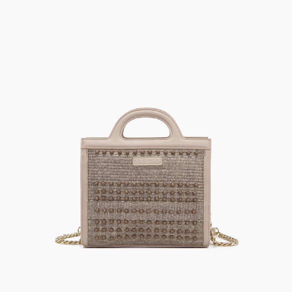 La Carrie BORSA SHOPPING MALIBU IVORY