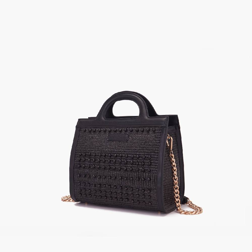 La Carrie BORSA SHOPPING MALIBU NERA