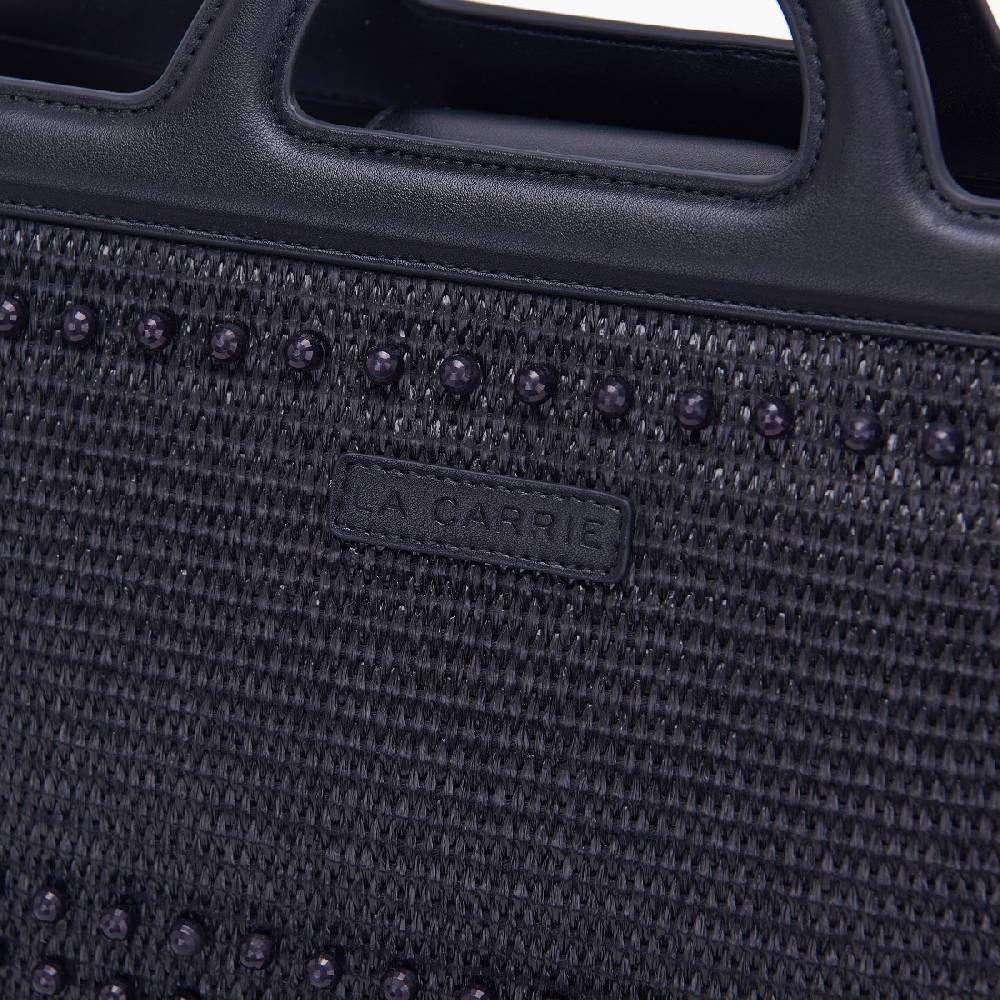 La Carrie BORSA SHOPPING MALIBU NERA