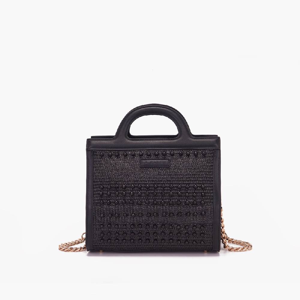 La Carrie BORSA SHOPPING MALIBU NERA