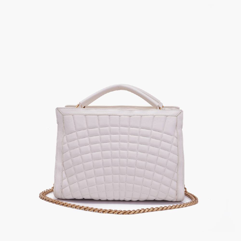 La Carrie BORSA SHOPPING MAREA IVORY