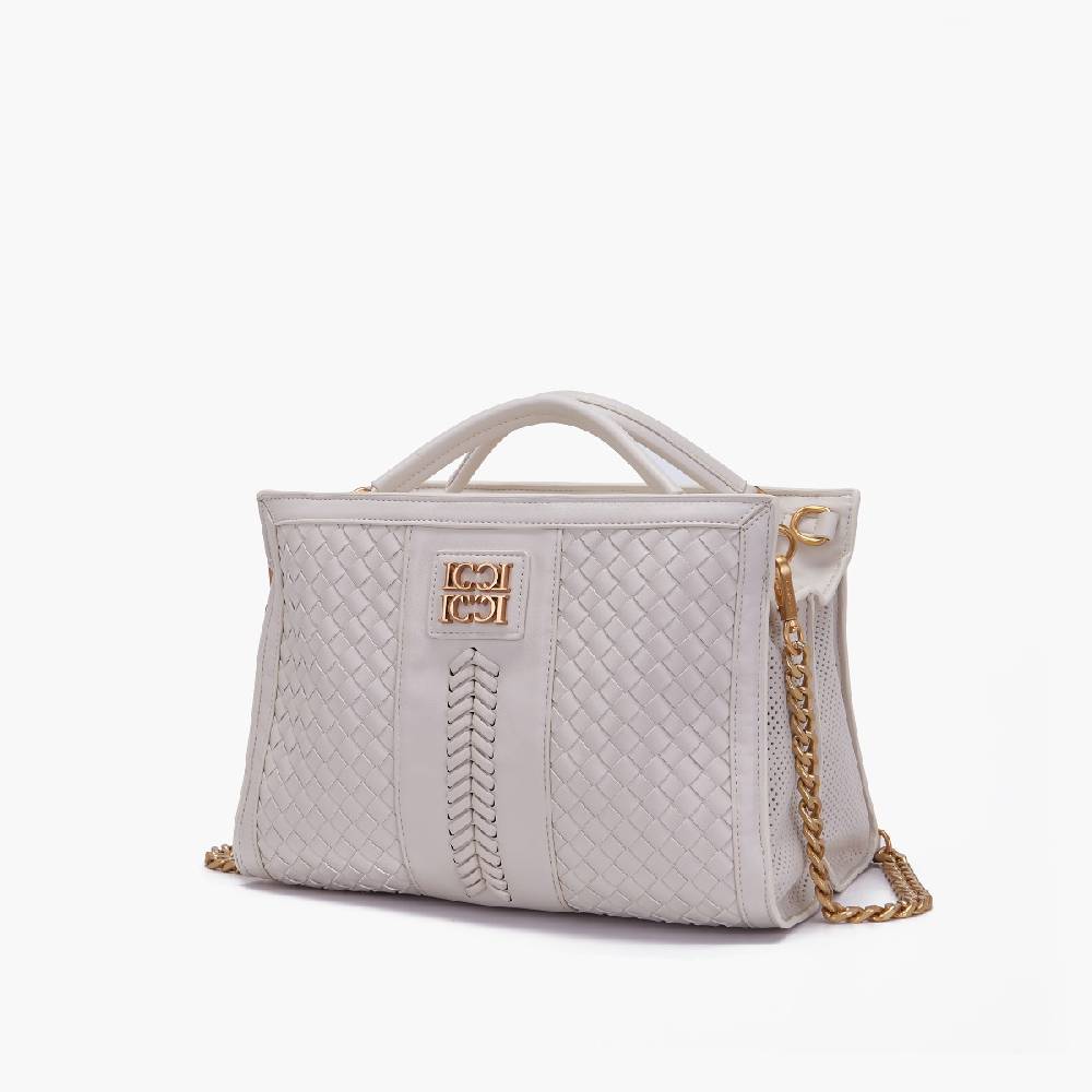 La Carrie BORSA SHOPPING PATAGONIA IVORY