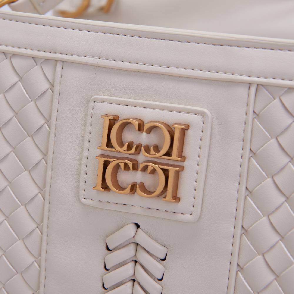 La Carrie BORSA SHOPPING PATAGONIA IVORY