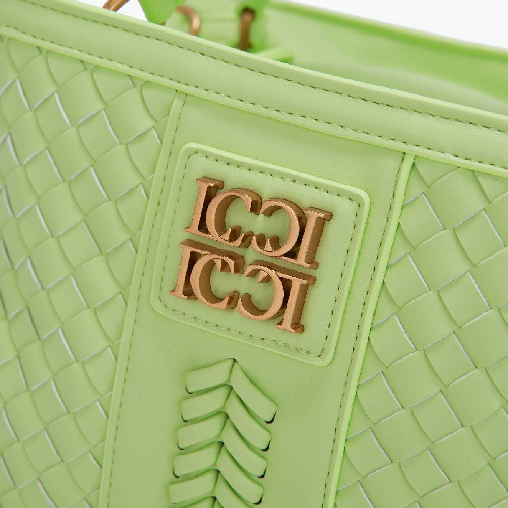 La Carrie BORSA SHOPPING PATAGONIA LIME