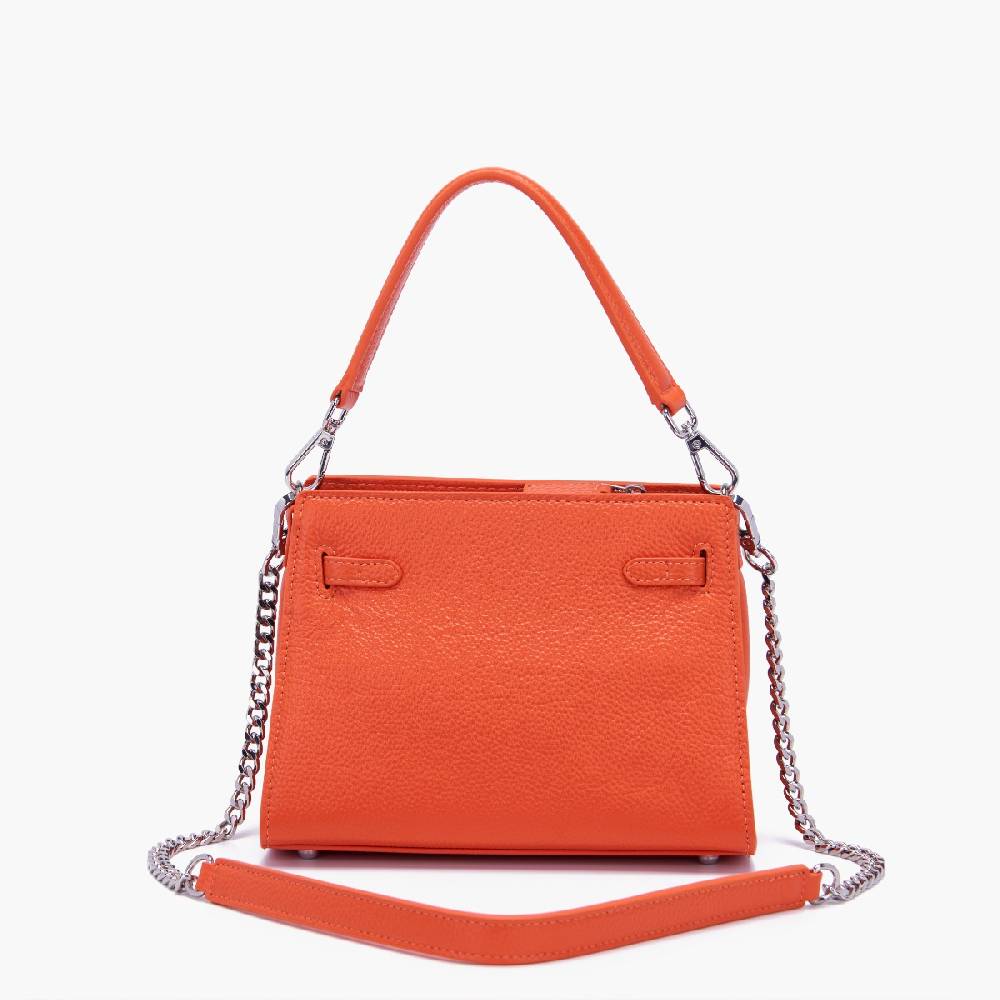 La Carrie BORSA SHOPPING ROCK ARANCIONE