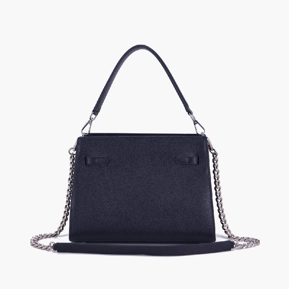 La Carrie BORSA SHOPPING ROCK NERA