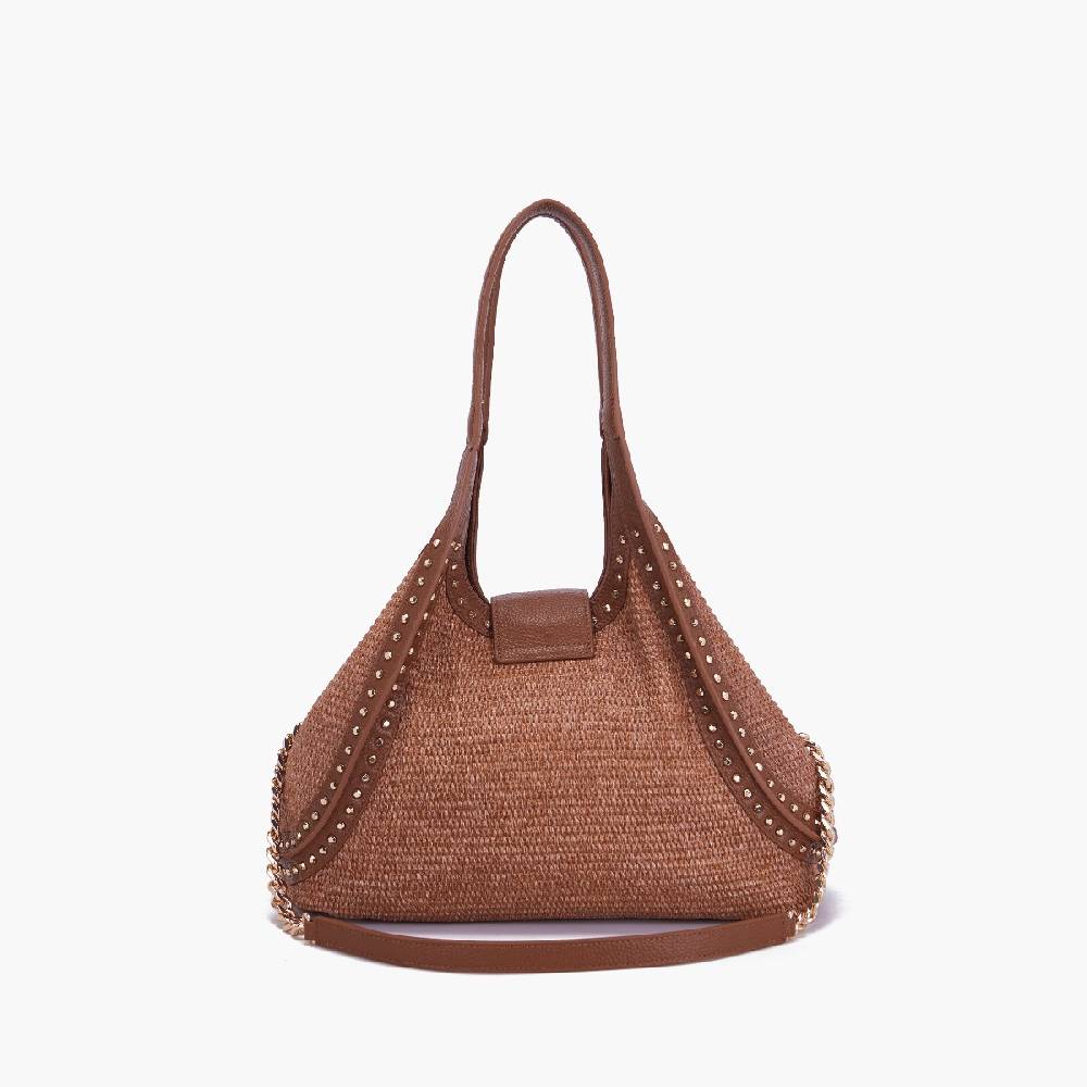 La Carrie BORSA SHOPPING ROMANTIC BRANDY